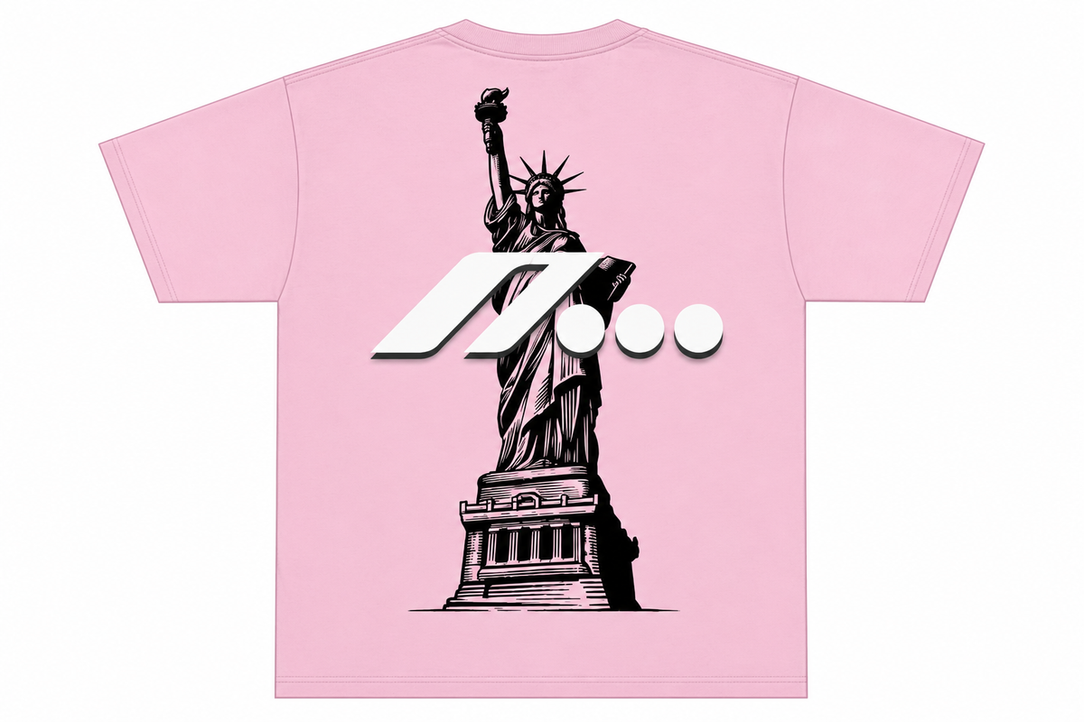 NY Boxy Tee Pink