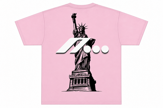 NY Boxy Tee Pink