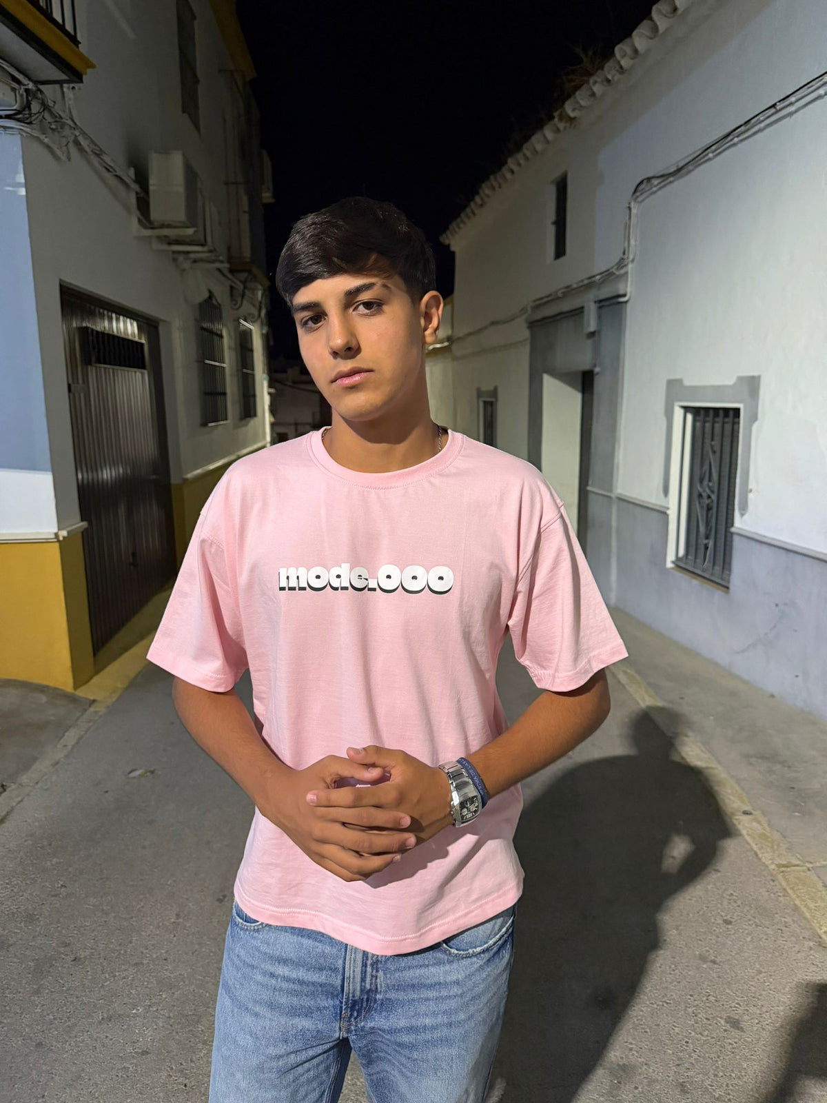 NY Boxy Tee Pink